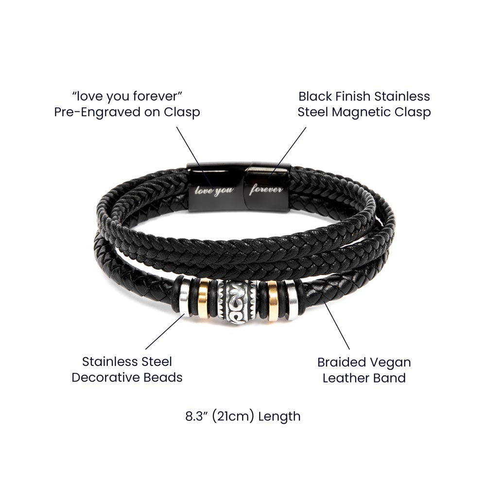 A "Love You Forever" Bracelet for Dad