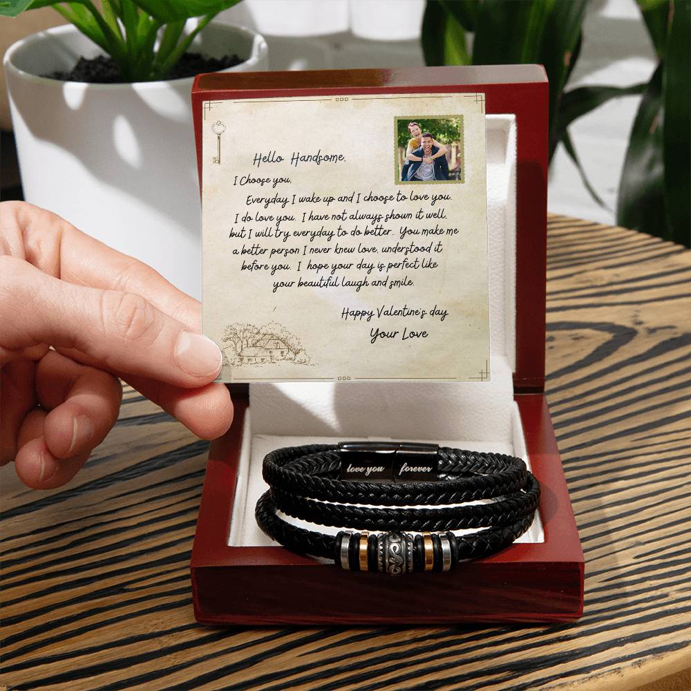 Men's "Love You Forever" Bracelet