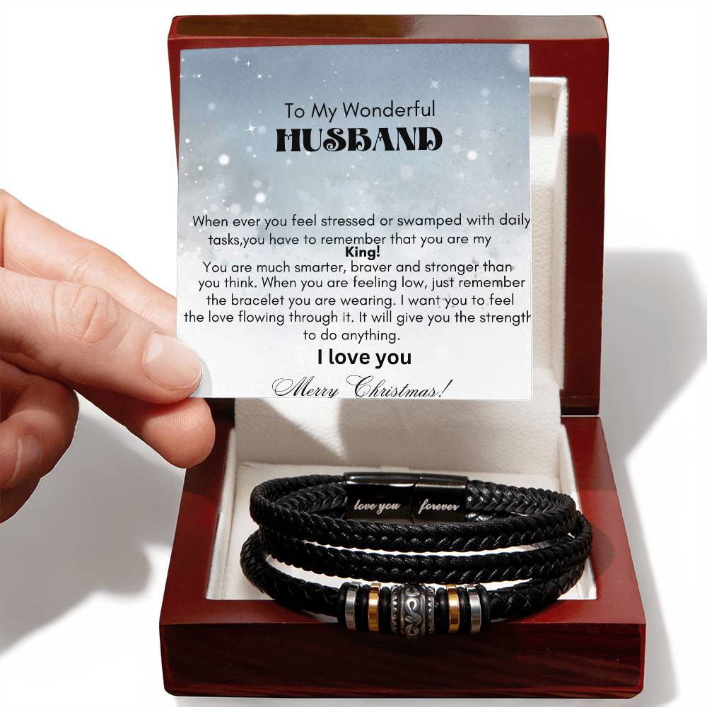 Men's "Love you Forever " Bracelet On sale for a limited time