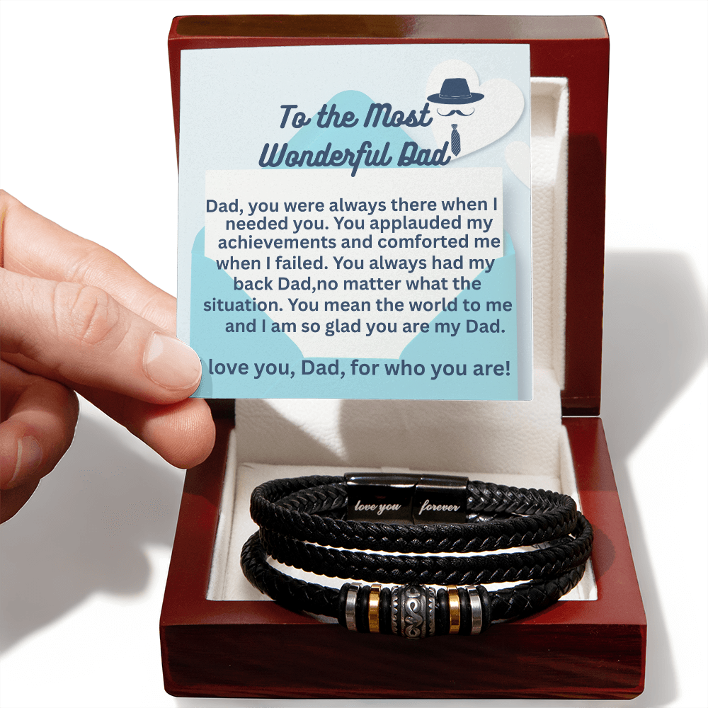 A "Love You Forever" Bracelet for Dad