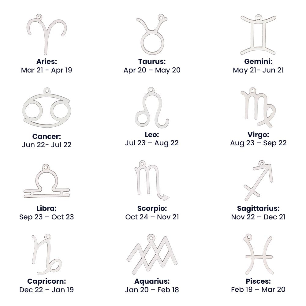 Personalized Zodiac Necklace - A Unique Astrological Gift for Her