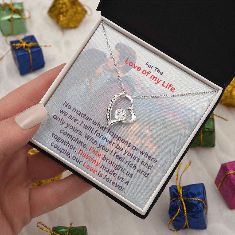 Forever Love Necklace - A Timeless Gift for Her Heart
