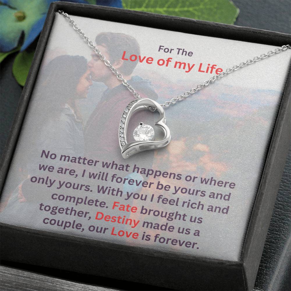 Forever Love Necklace - A Timeless Gift for Her Heart
