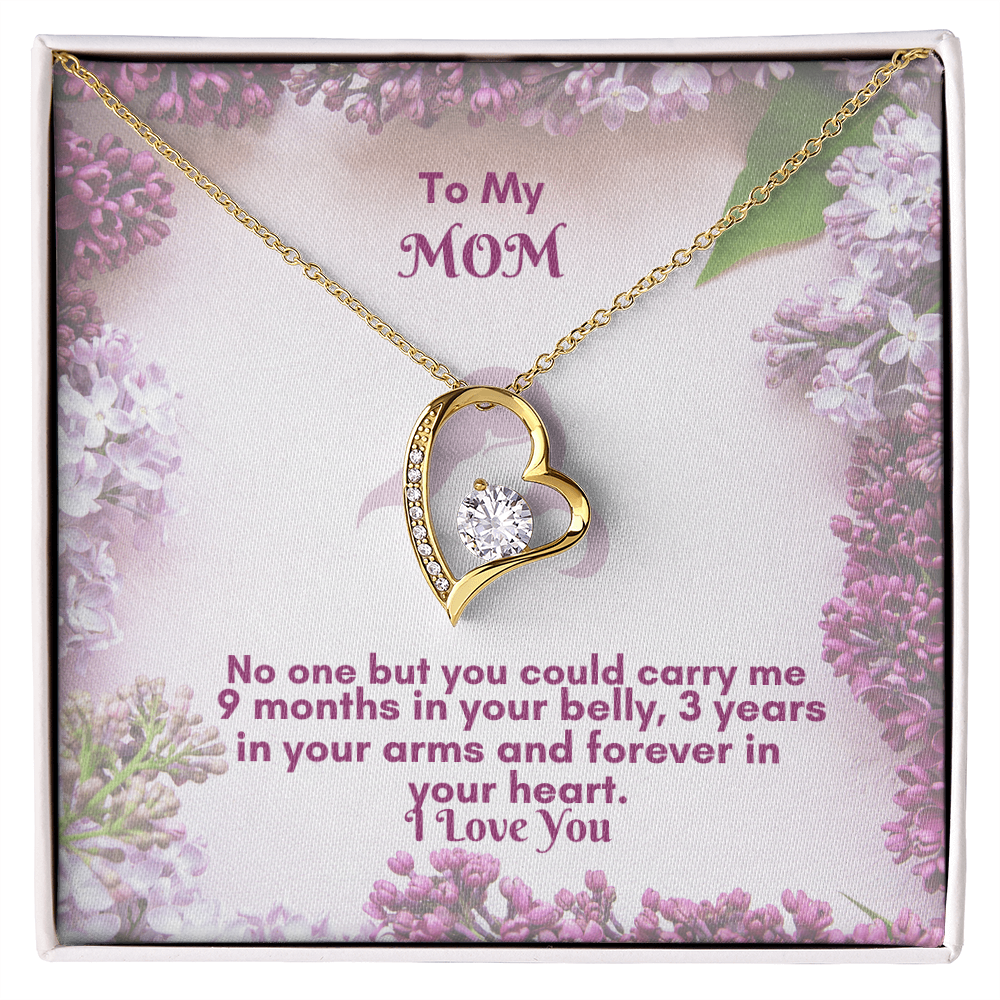 Forever Heart Necklace - A Timeless Gift for Mom