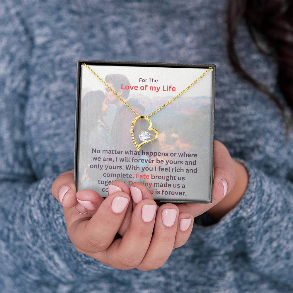 Forever Love Necklace - A Timeless Gift for Her Heart