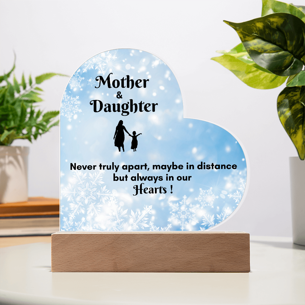 Printed Heart Acrylic Plaque
