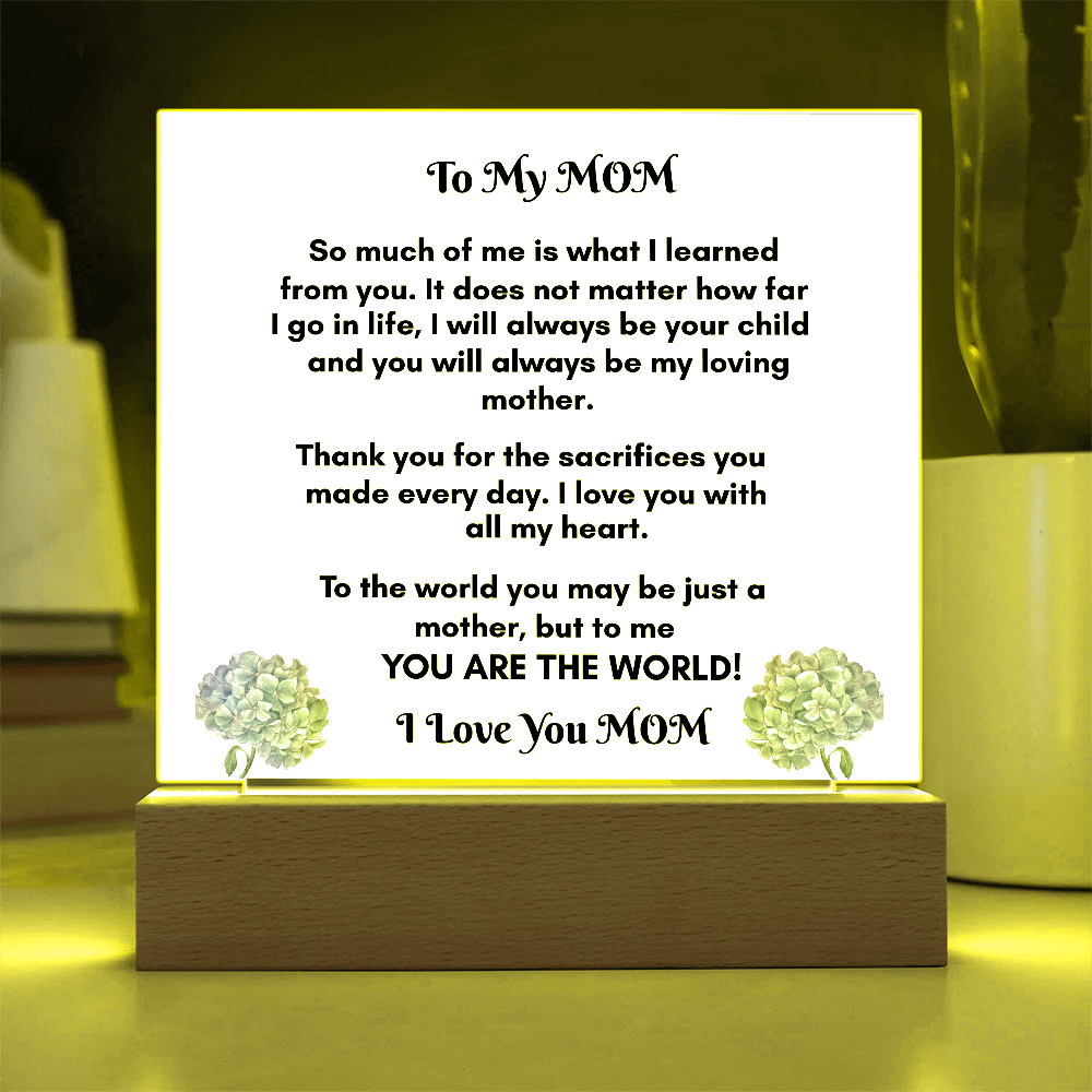 Square Acrylic Plaque