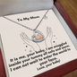 Baby Feet Heart Necklace