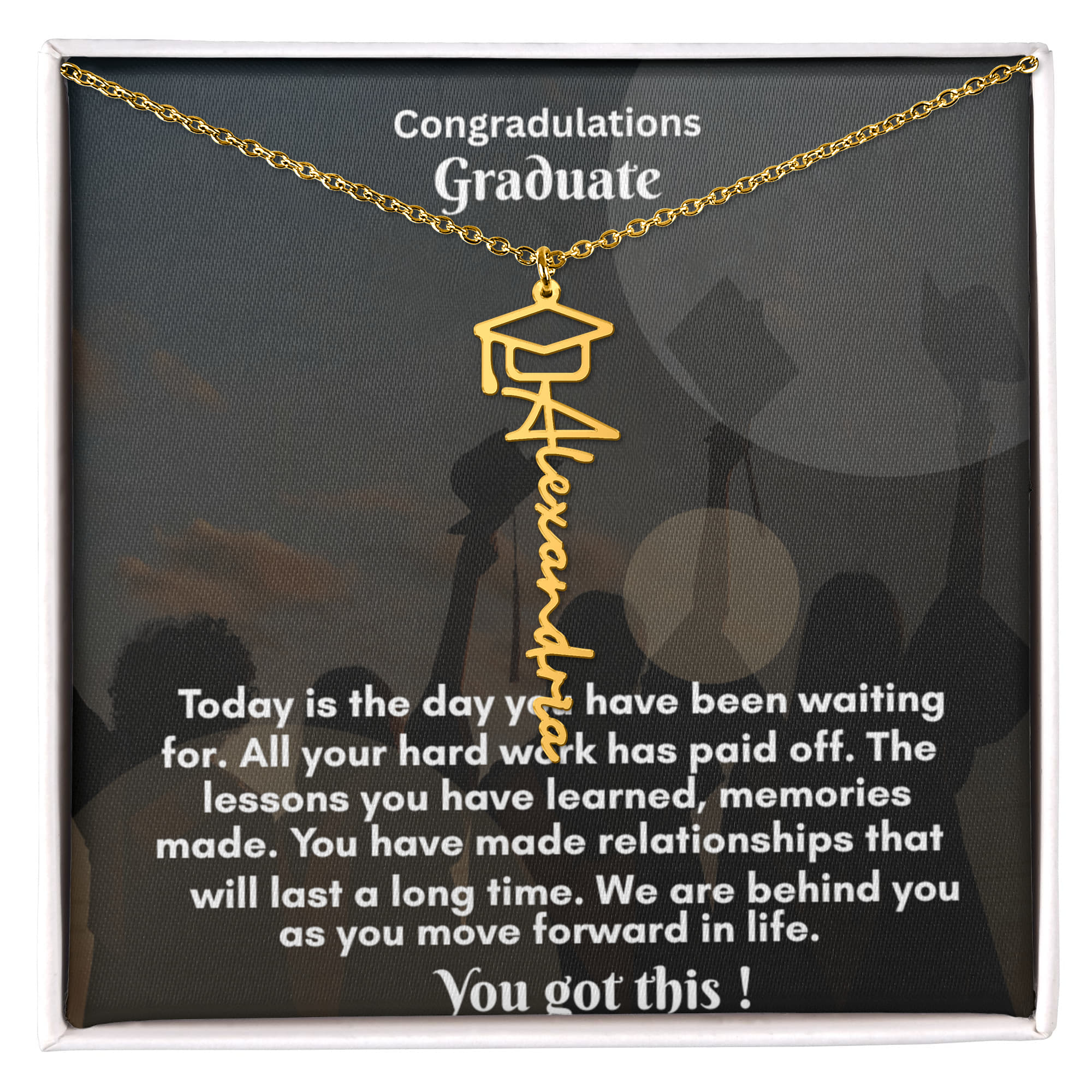 Personalized Graduation Necklace: Celebrate Achievement with a Unique Touch
