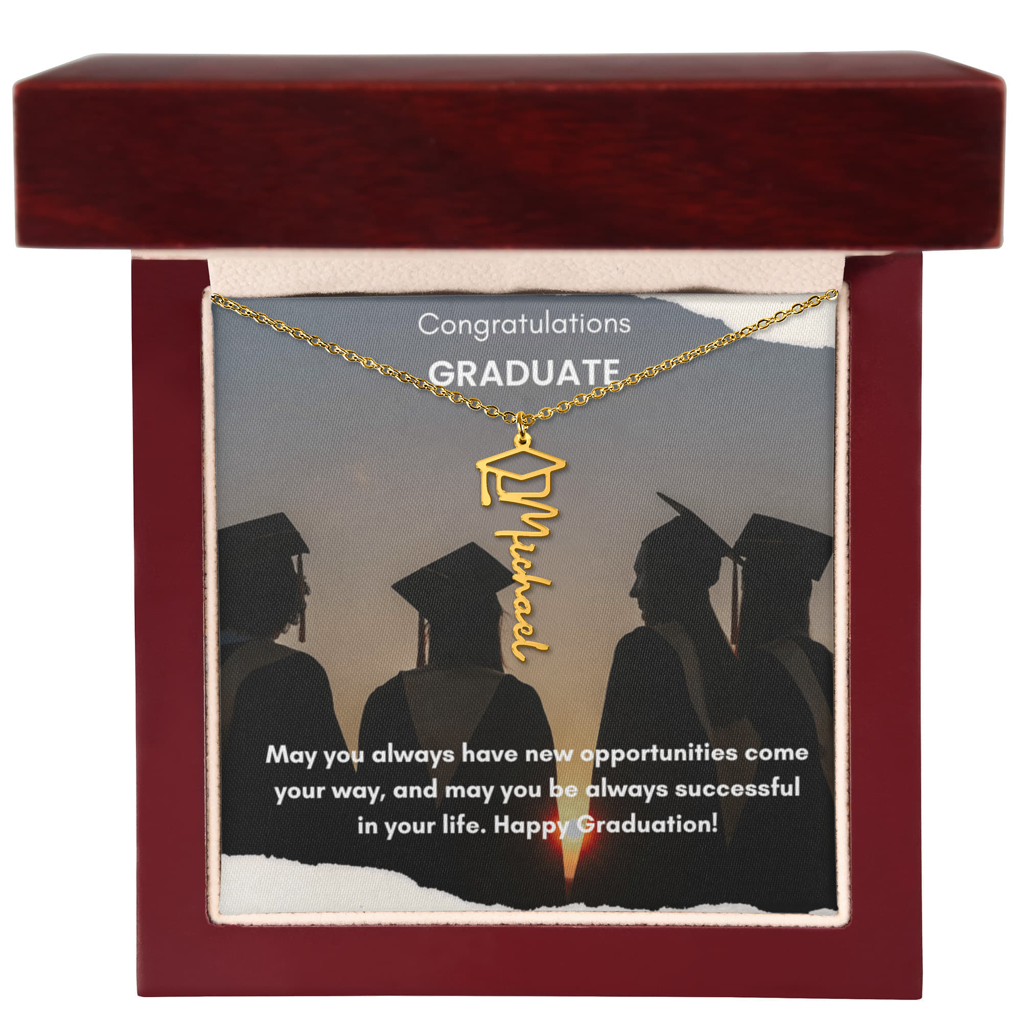 Personalized Graduation Necklace – A Cherished Keepsake for Life&