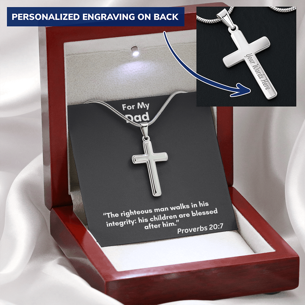 Customizable Cross Necklace for Meaningful Gift-Giving
