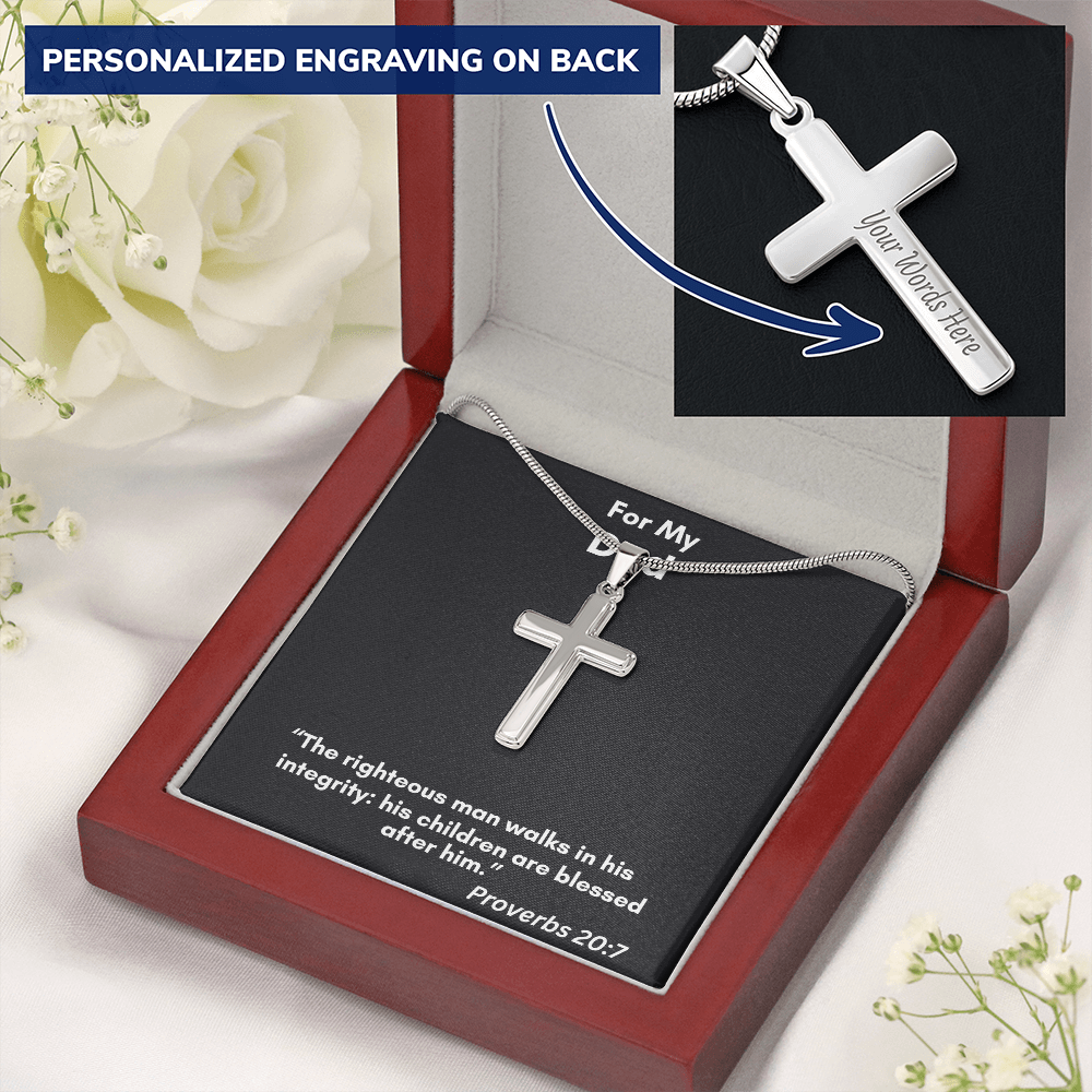 Customizable Cross Necklace for Meaningful Gift-Giving