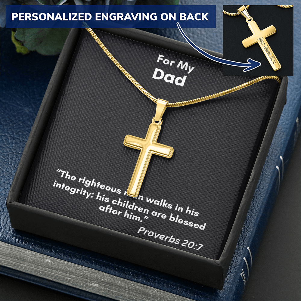 Customizable Cross Necklace for Meaningful Gift-Giving