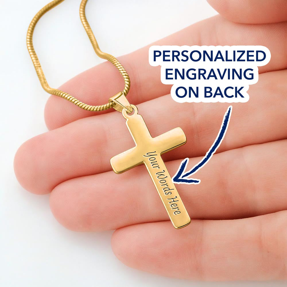 Personalized Cross Necklace a perfect gift for Father&