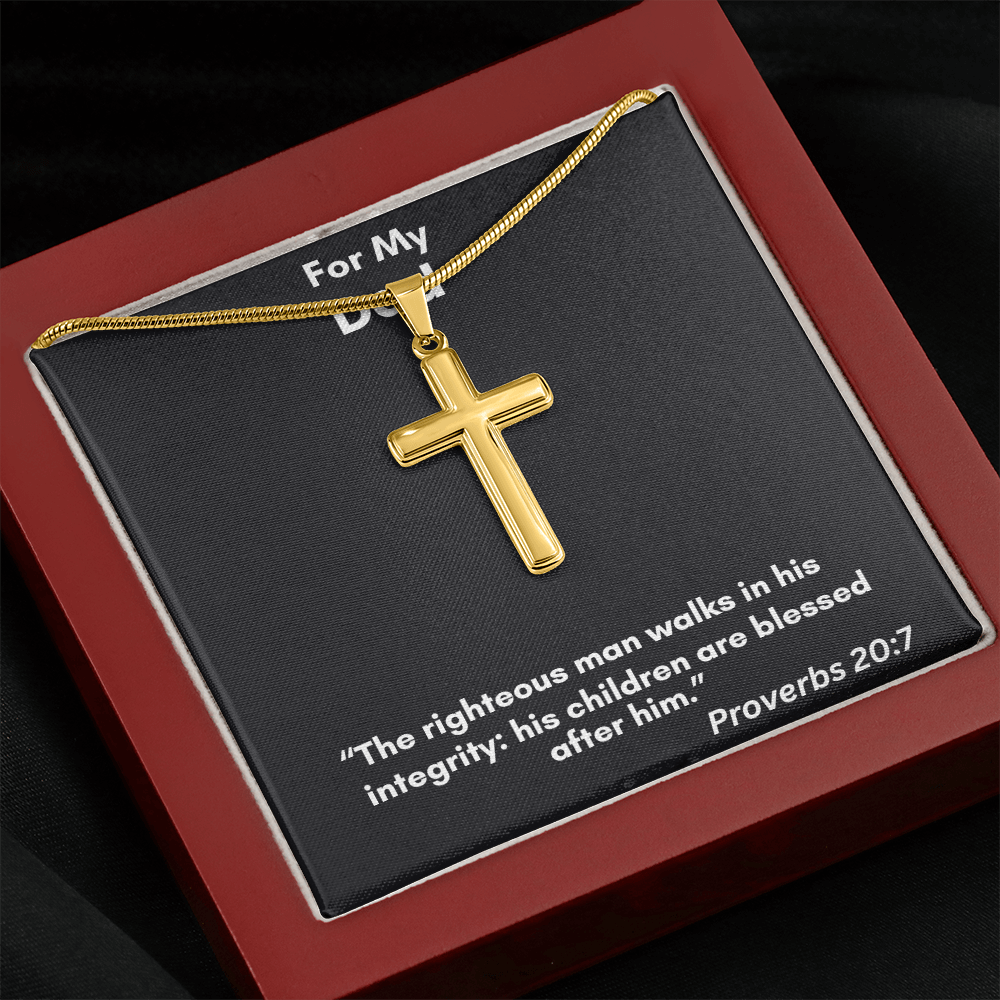 Customizable Cross Necklace for Meaningful Gift-Giving