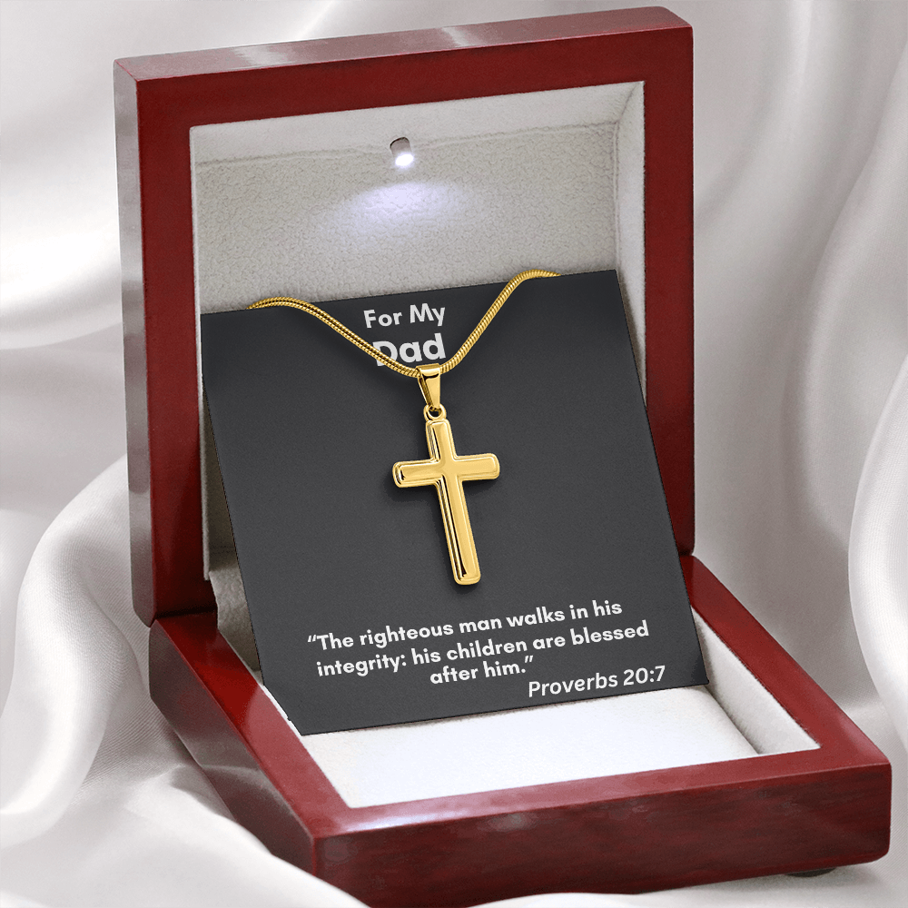 Customizable Cross Necklace for Meaningful Gift-Giving
