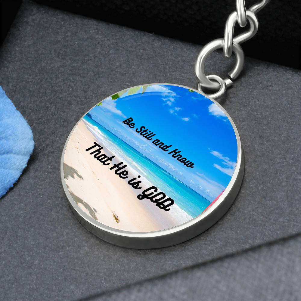 Be Still Key Chain
