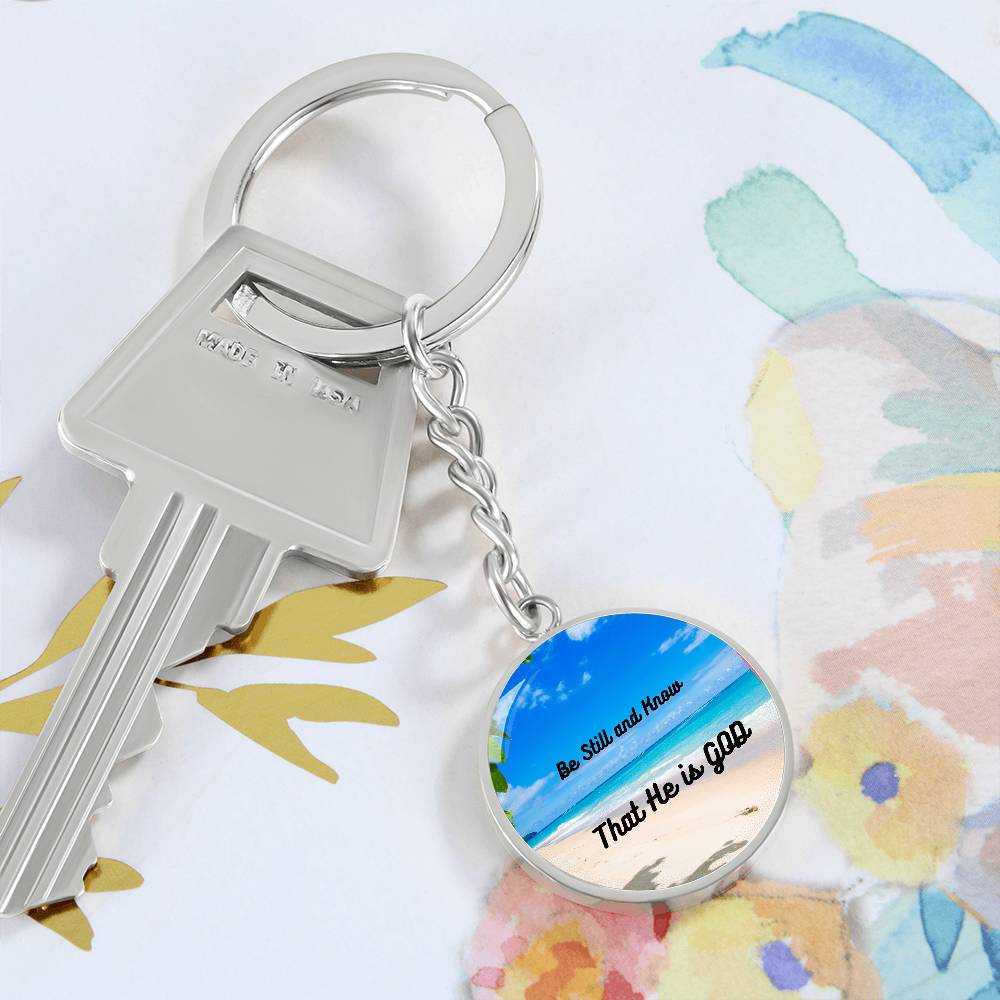Be Still Key Chain