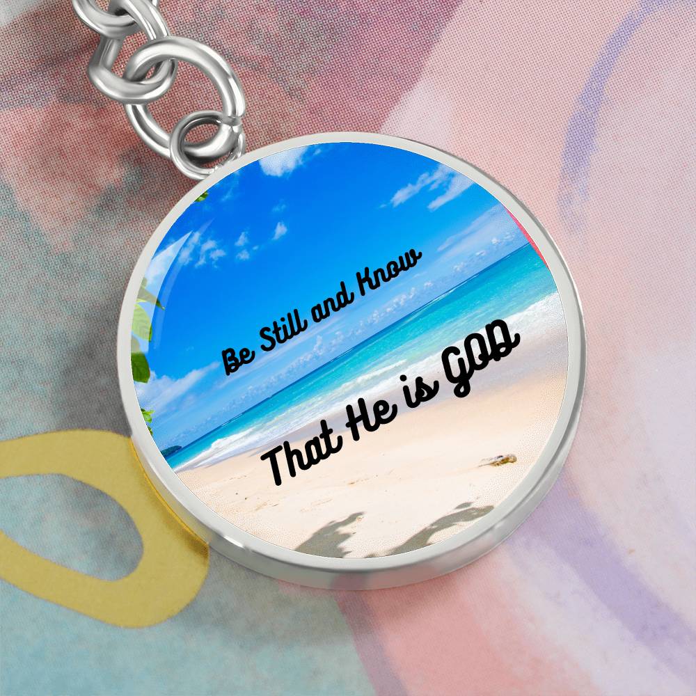 Be Still Key Chain