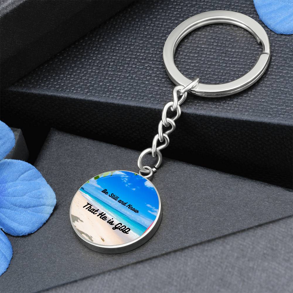 Be Still Key Chain