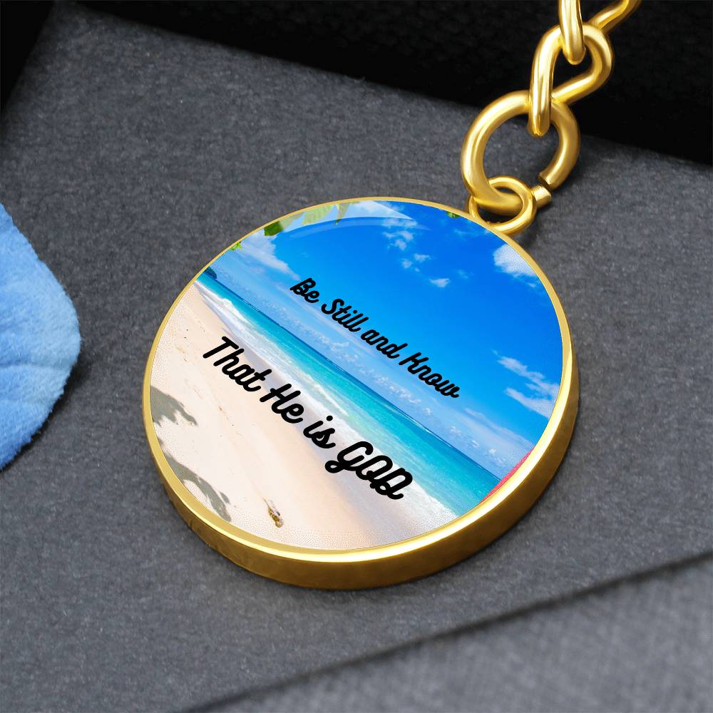 Be Still Key Chain