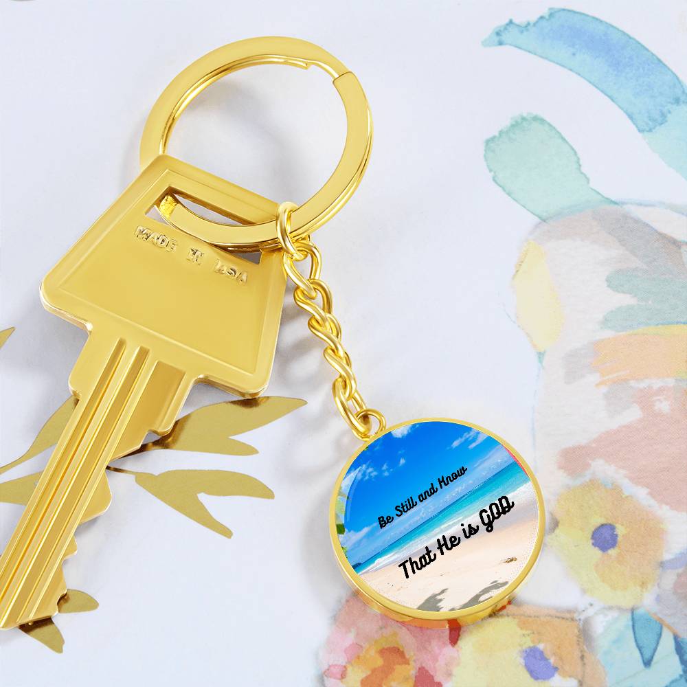 Be Still Key Chain
