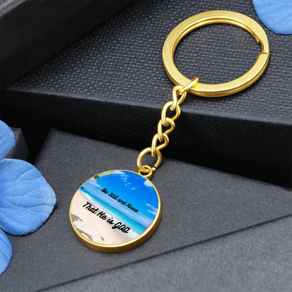 Be Still Key Chain