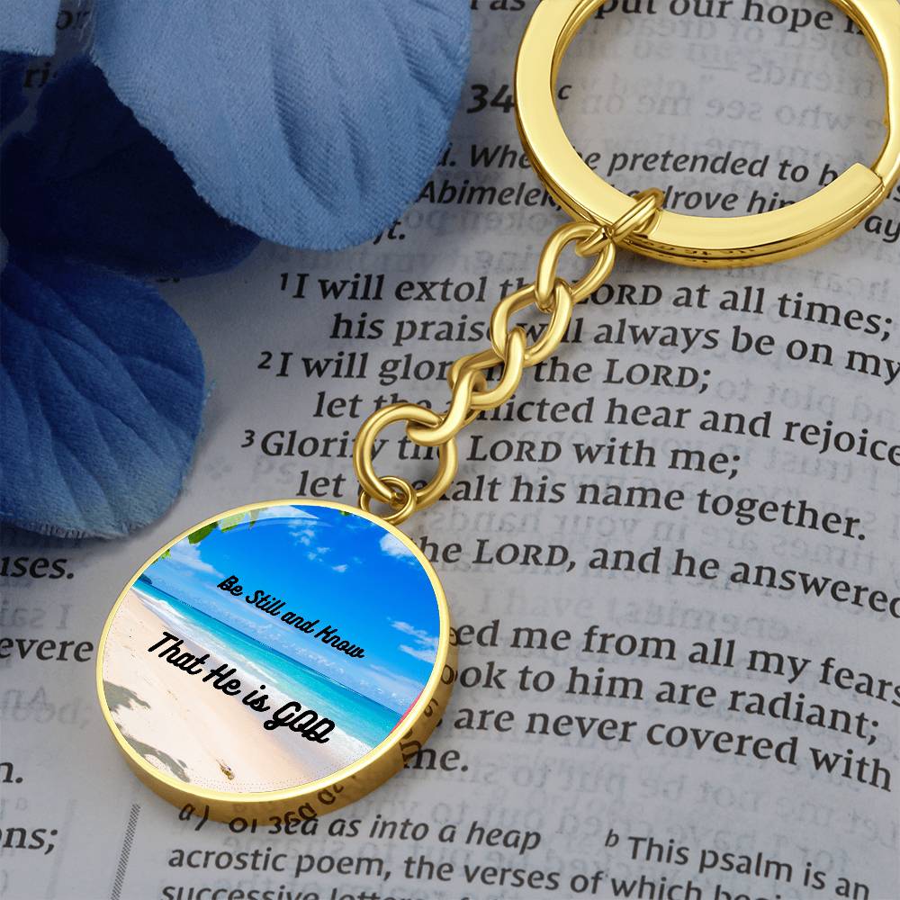 Be Still Key Chain