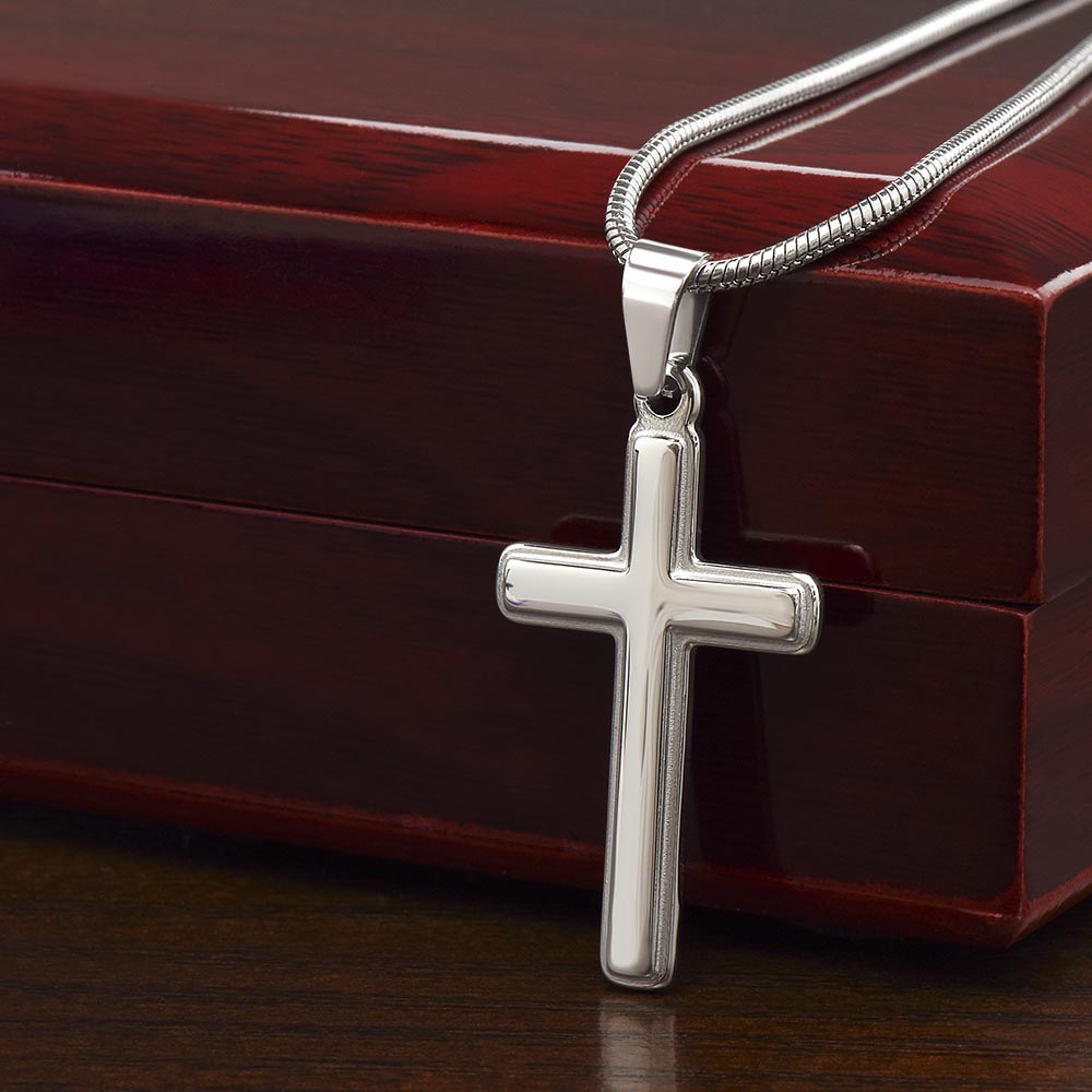 Artisan Stainless Steel Cross Necklace - Wear Your Faith in Style
