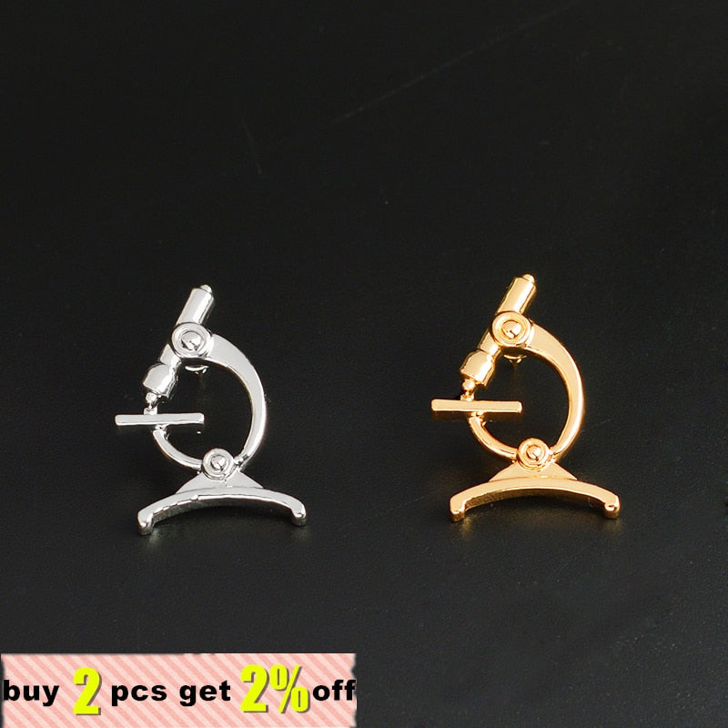 Medical Brooches Collection Crystal Uterus Microscope Scalpel Stomach ECG Tooth Pins Jewelry for Doctor Nurse Badge Wholesale