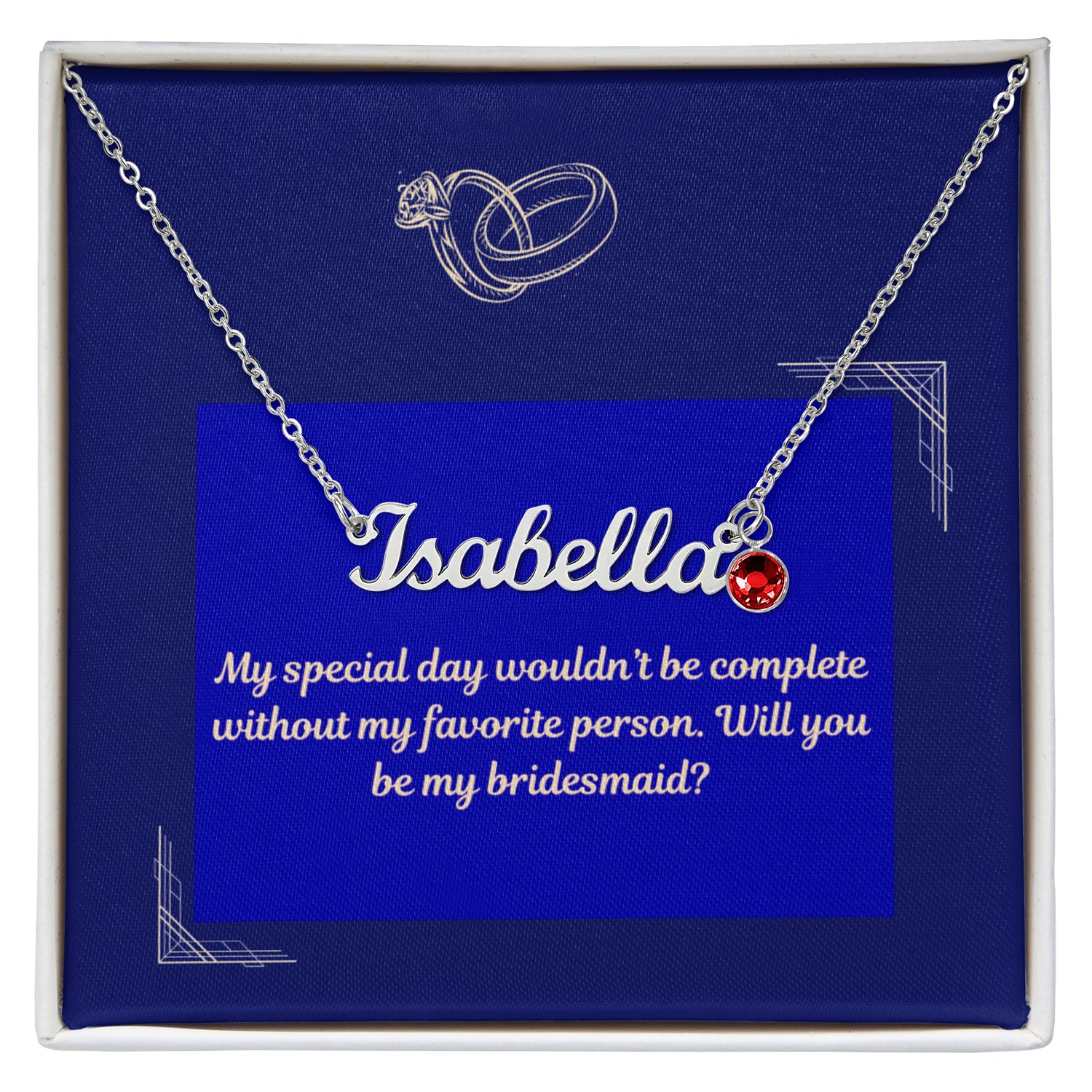 Personalized Name Necklace with Birthstone – A Timeless Gift for Your Loved Ones