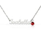 Custom Name Necklace with Birthstone