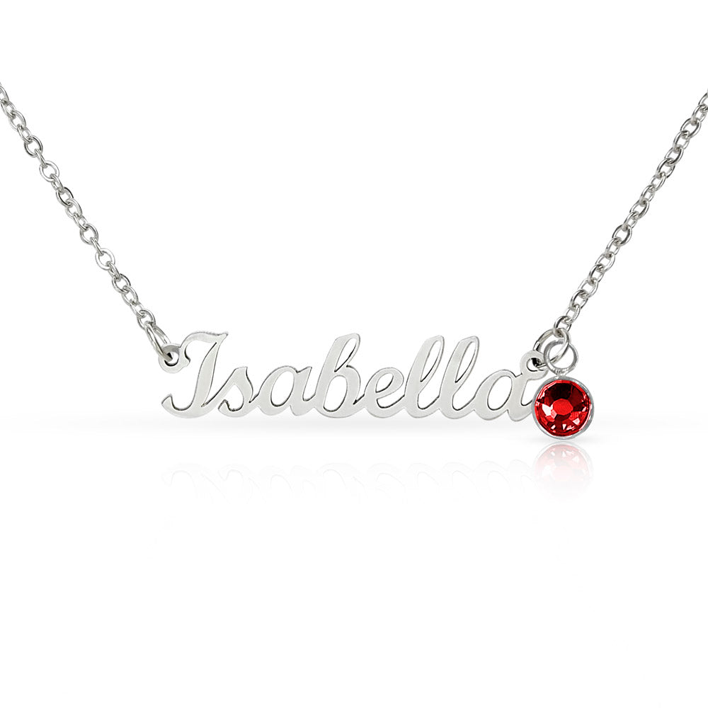 Personalized Name Necklace with Birthstone – A Timeless Gift for Your Loved Ones