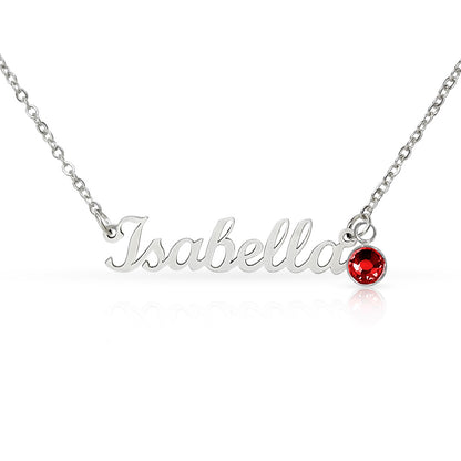 Personalized Birthstone Necklace - A Meaningful Keepsake for Loved Ones