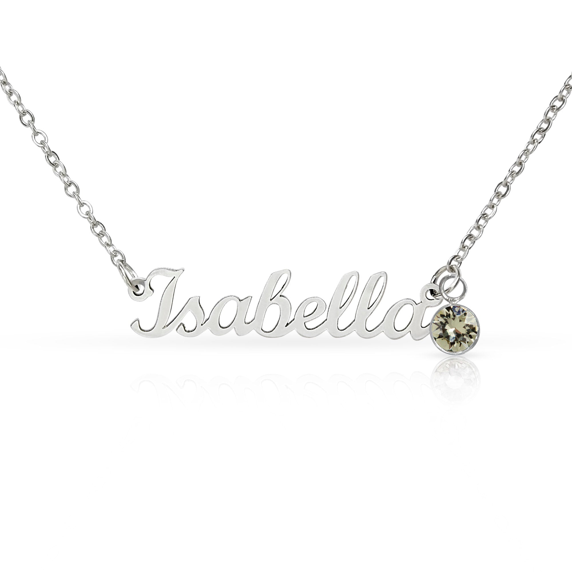 Personalized Name Necklace with Birthstone – A Timeless Gift for Your Loved Ones