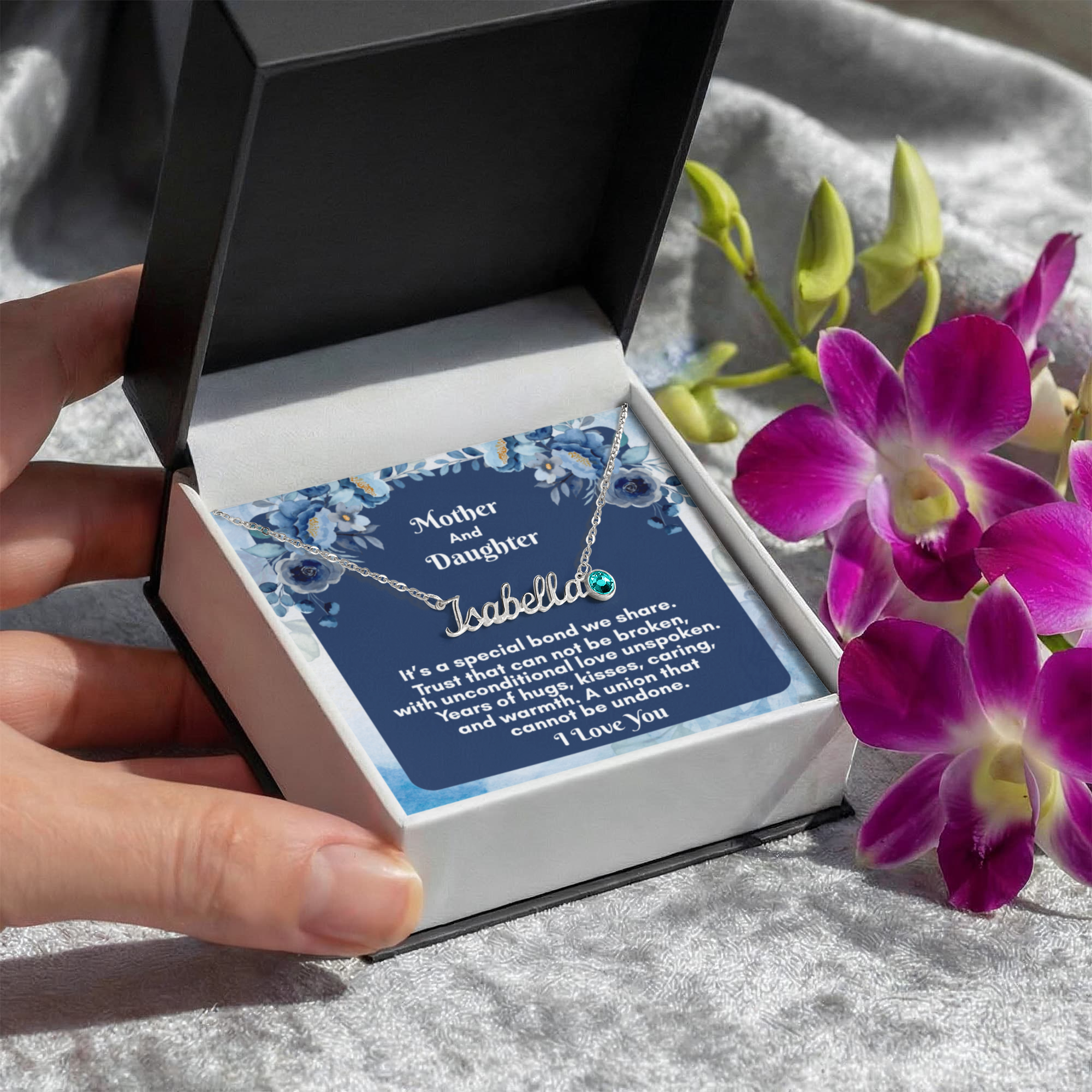 Personalized Birthstone Name Necklace: A Unique Keepsake Just for Her