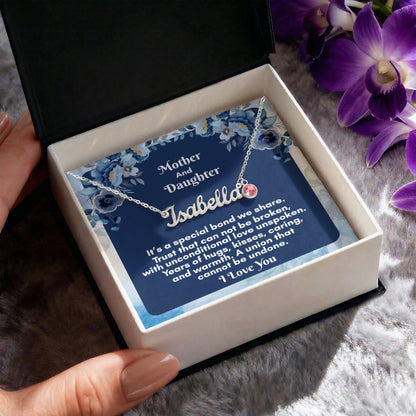 Personalized Birthstone Name Necklace: A Unique Keepsake Just for Her