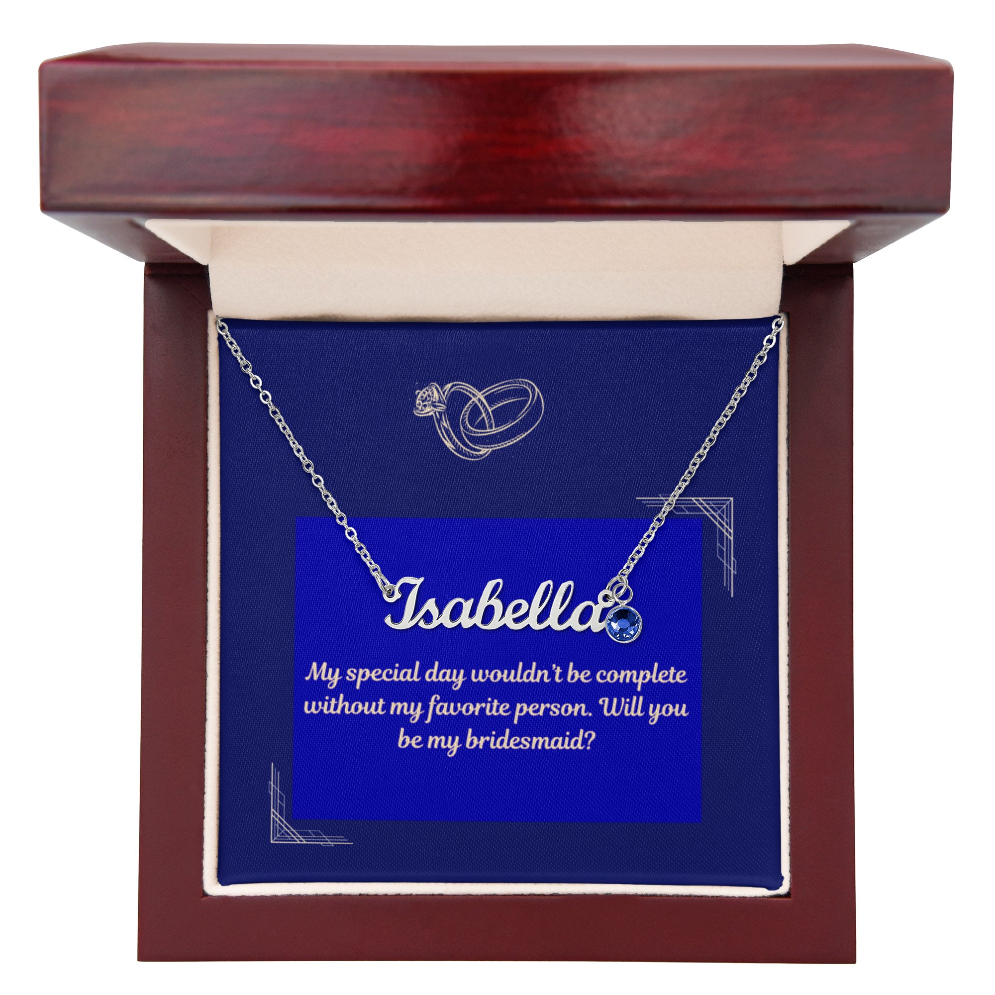 Personalized Name Necklace with Birthstone – A Timeless Gift for Your Loved Ones