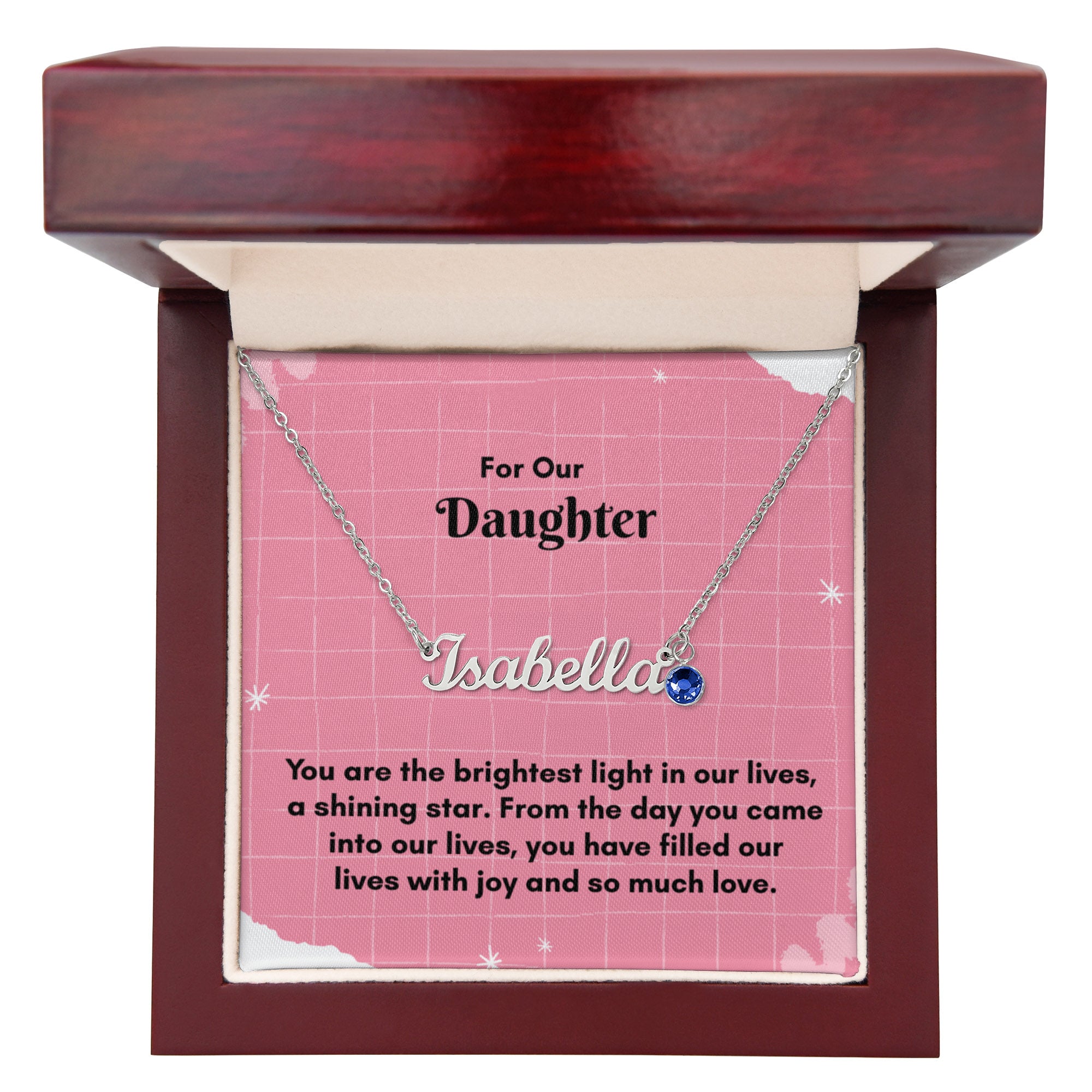 Personalized Name Necklace with Birthstone: A Unique Gift for Every Occasion