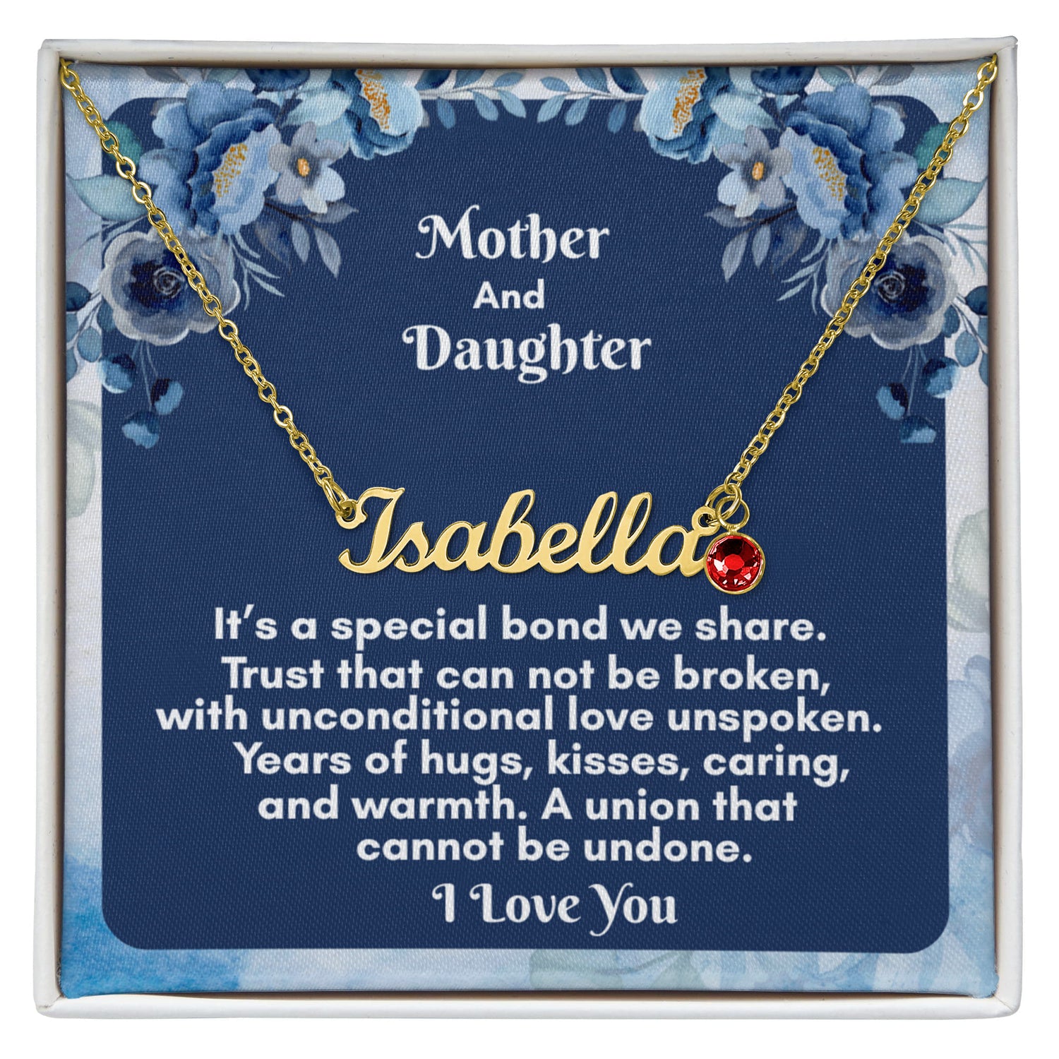 Personalized Birthstone Name Necklace: A Unique Keepsake Just for Her