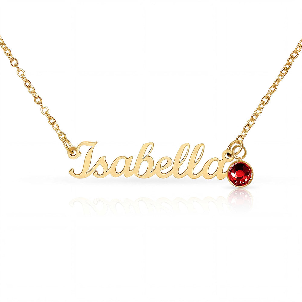 Personalized Name Necklace with Birthstone – A Timeless Gift for Your Loved Ones