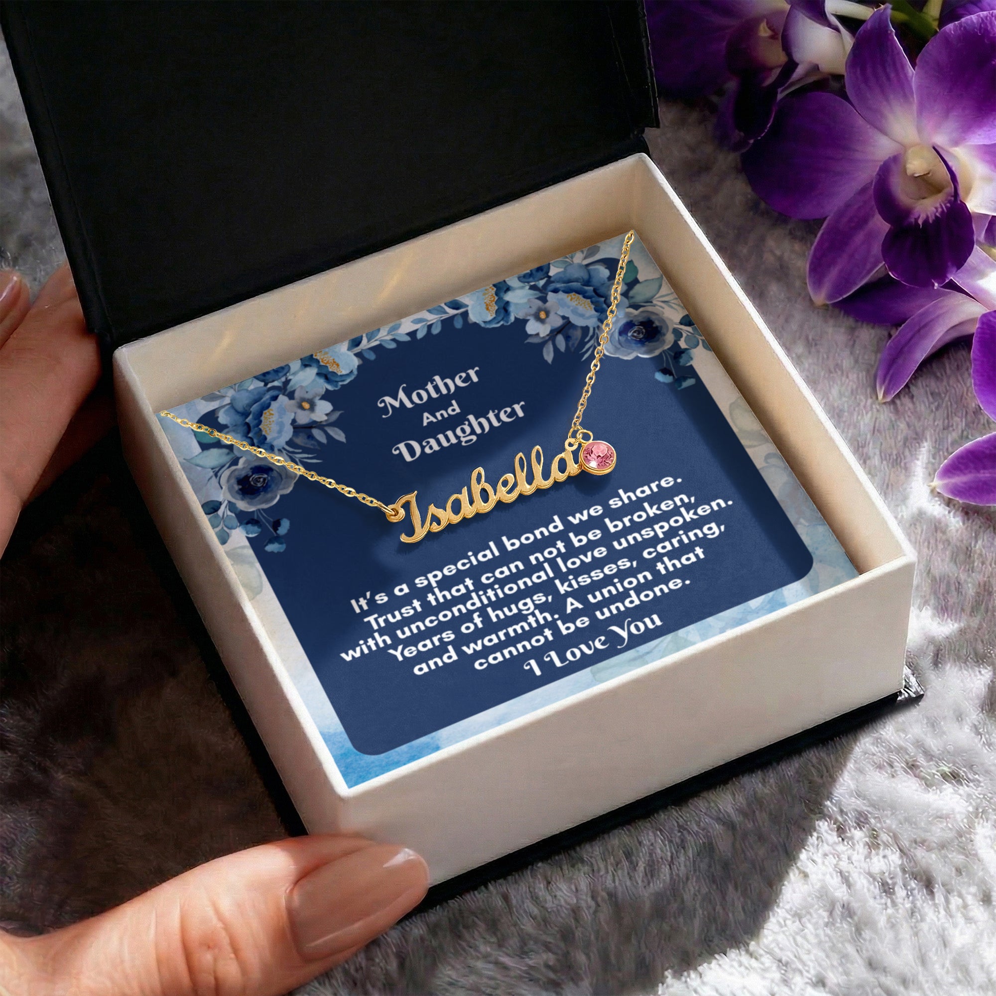 Personalized Birthstone Name Necklace: A Unique Keepsake Just for Her