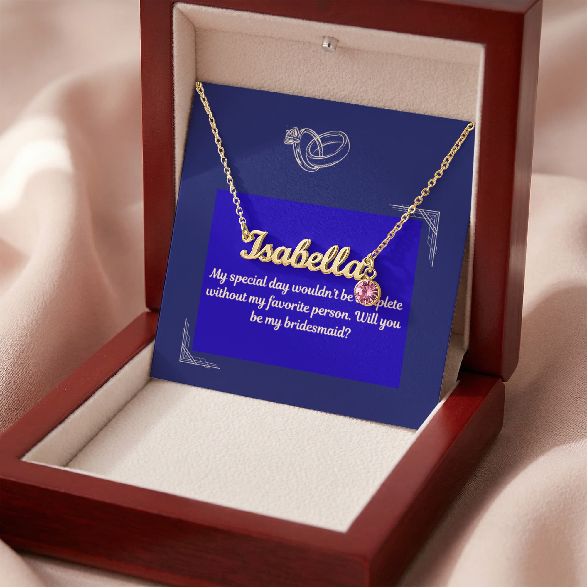 Personalized Name Necklace with Birthstone – A Timeless Gift for Your Loved Ones