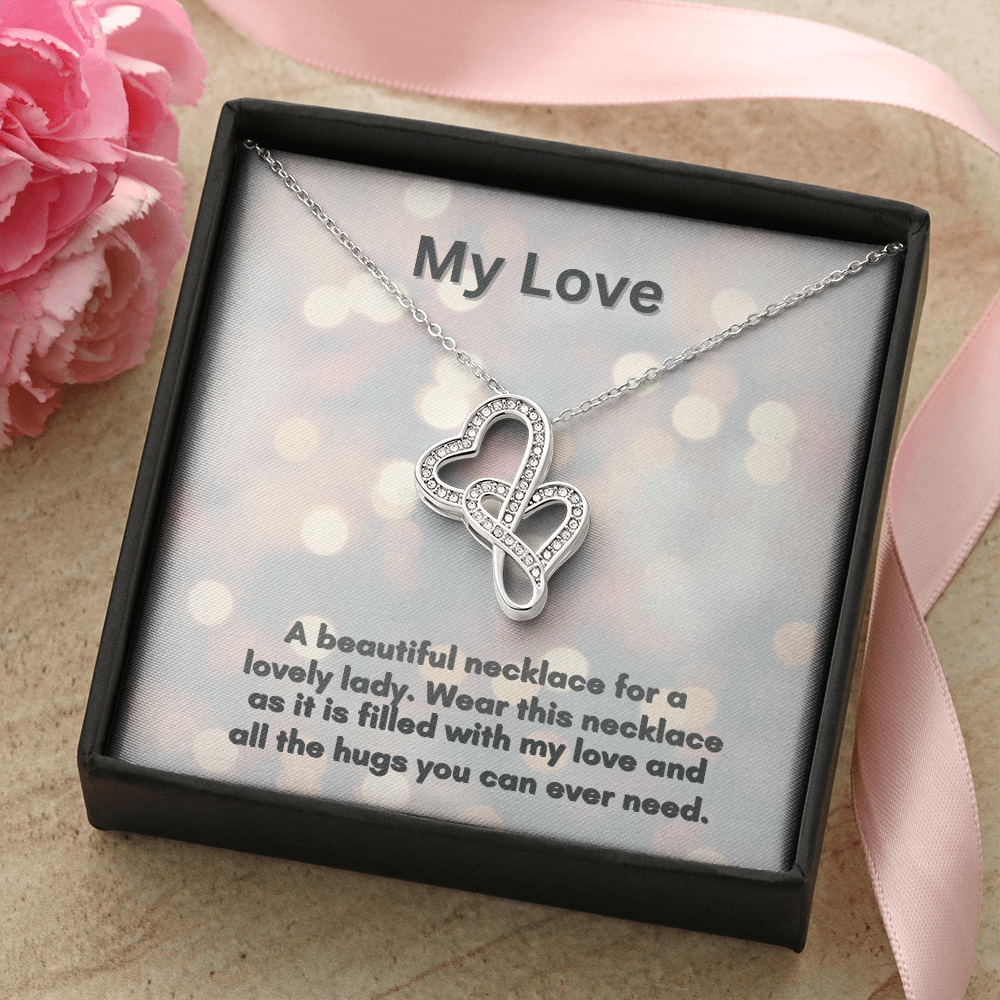 Heart-to-Heart Pendant Necklace - A Timeless Gift for Loved Ones