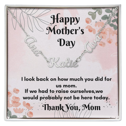 Personalized Mulit Name Necklace