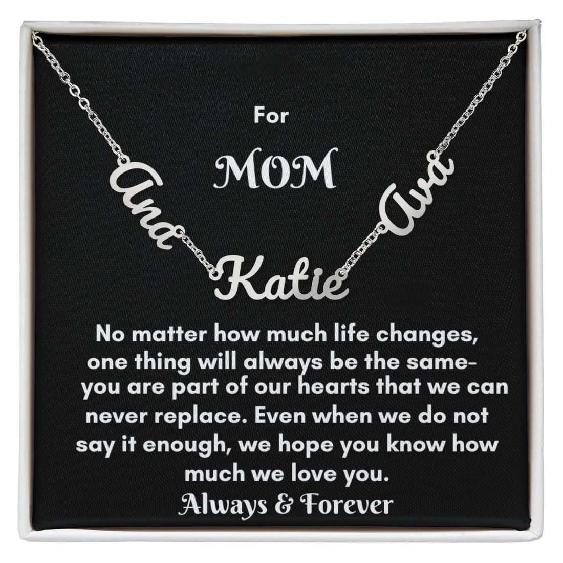 Personalized Name Necklace – A Heartfelt Jewelry Gift for Moms