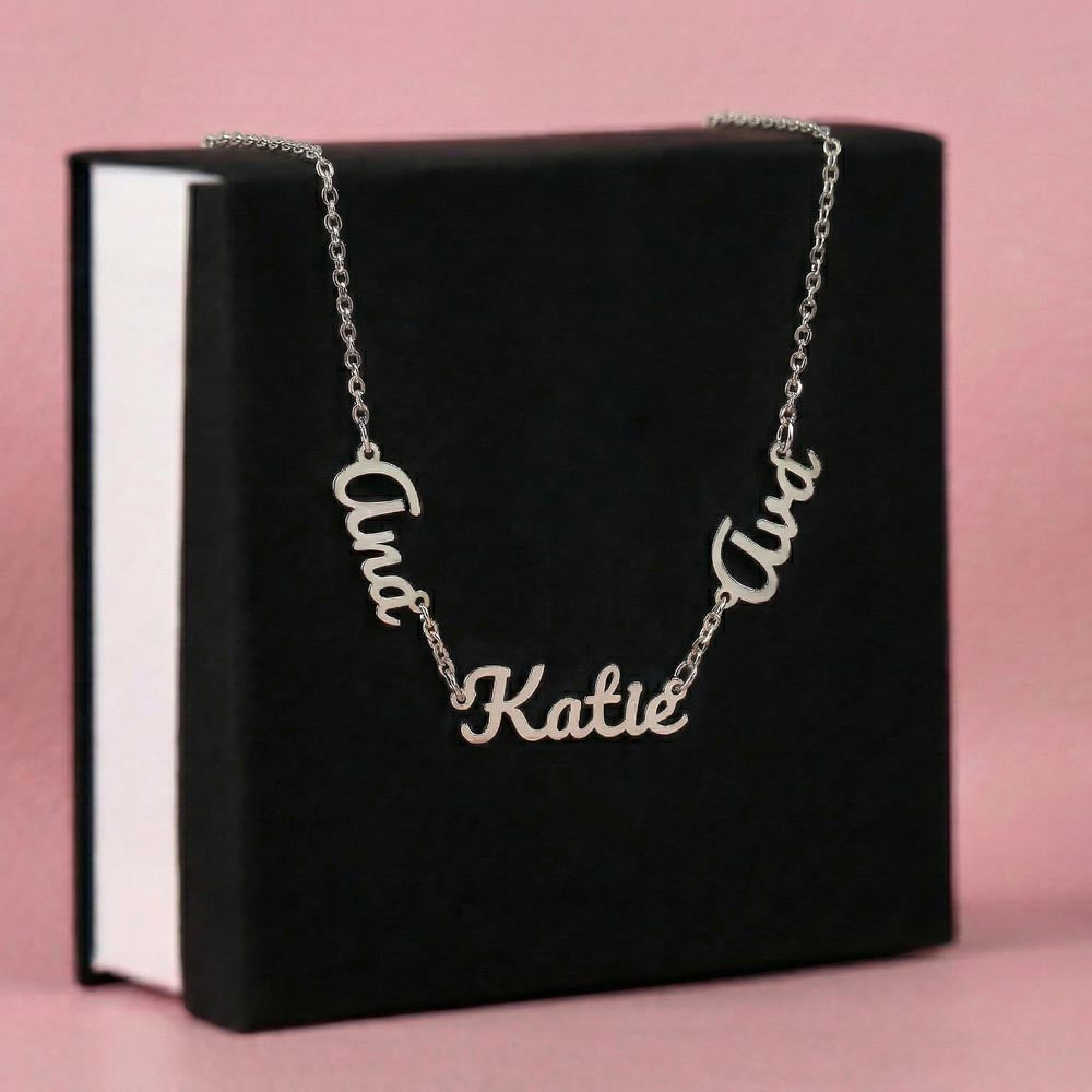 Personalized  Multiple Name Necklace