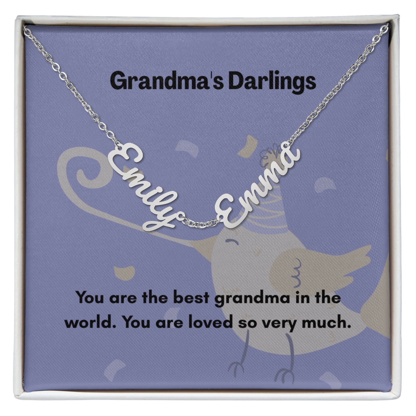 Personalized  Multiple Name Necklace