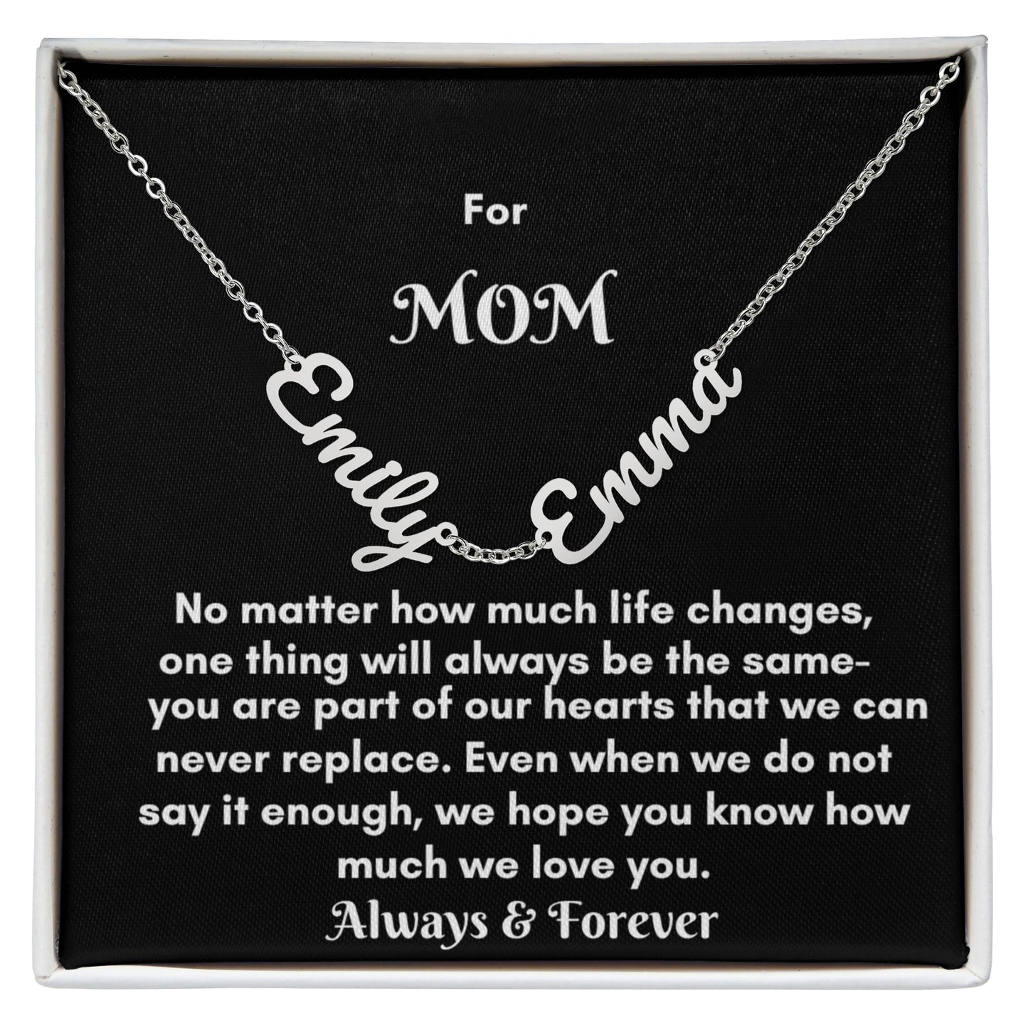 Multiple Name Necklace