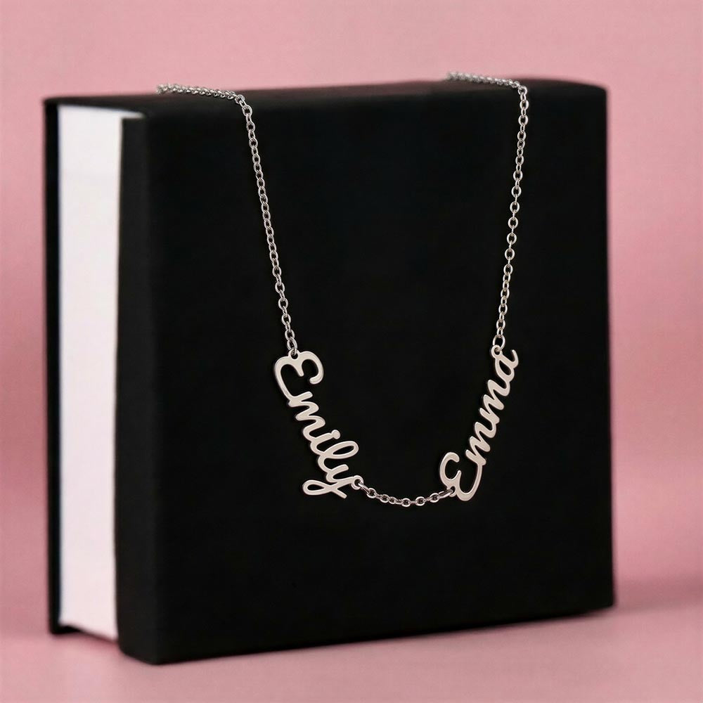Personalized  Multiple Name Necklace